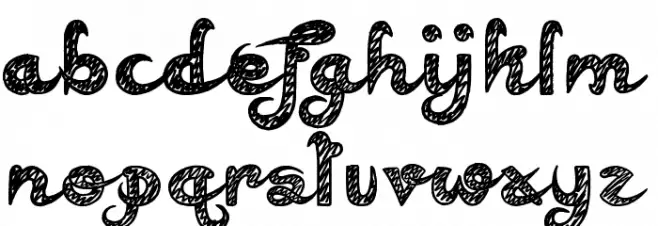 Teenage Dreams Font LOWERCASE