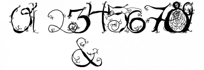 Teenage Fantasy Romance Novel Font OTHER CHARS