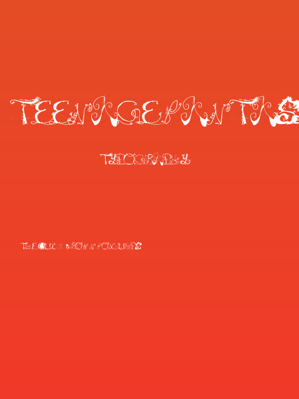 Teenage Fantasy Romance Novel Poster