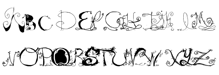 Teenage Fantasy Romance Novel Font LOWERCASE