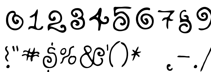 Teenage Girl 2 Font OTHER CHARS