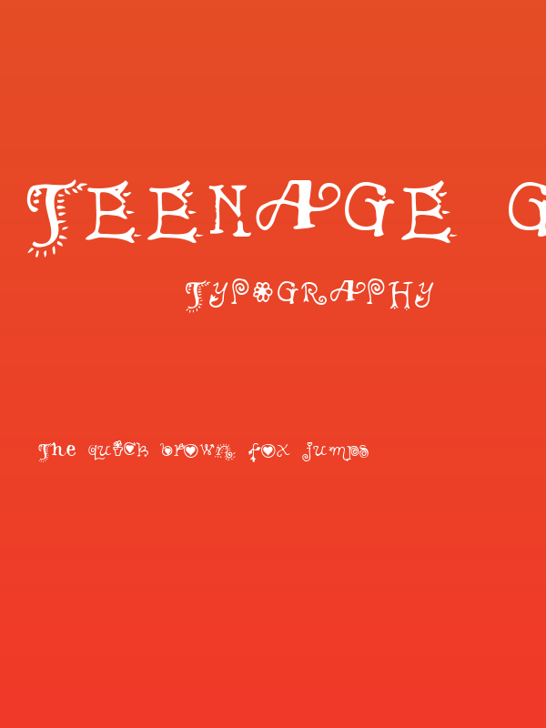 Teenage Girl 3 Poster