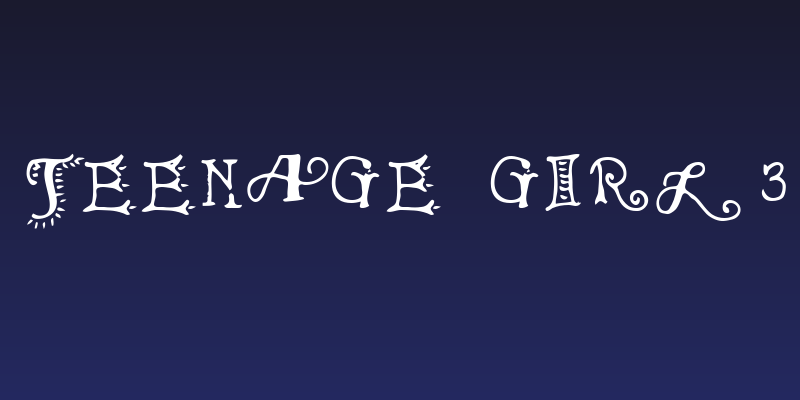Teenage Girl 3 Social Header