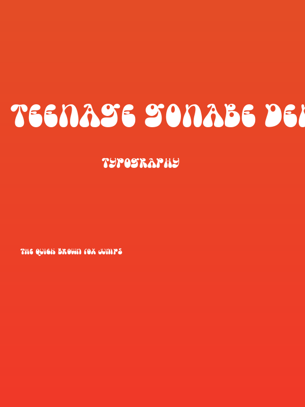 Teenage Gonabe Demo Regular Poster