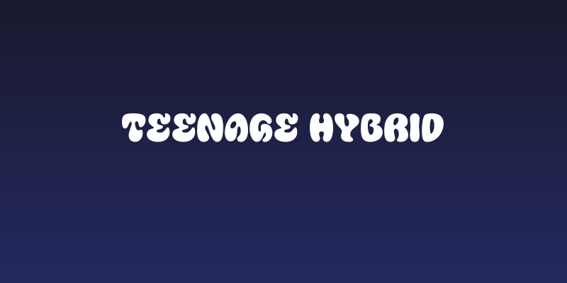 Teenage Hybrid Social Header