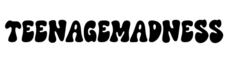 Teenage Madness Скачать бесплатные шрифты