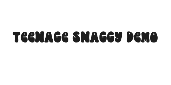 Teenage Snaggy Demo Logo