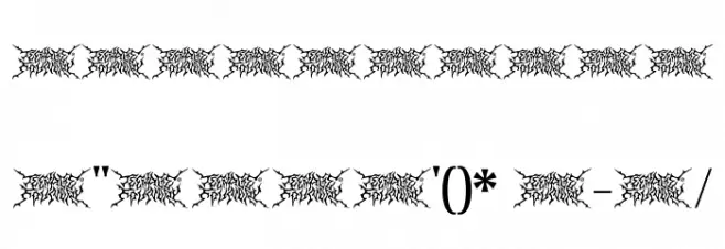 Teenage Wanker Demo फ़ॉन्ट अन्य घर का काम
