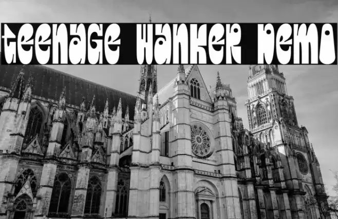 Teenage Wanker Demo फ़ॉन्ट examples