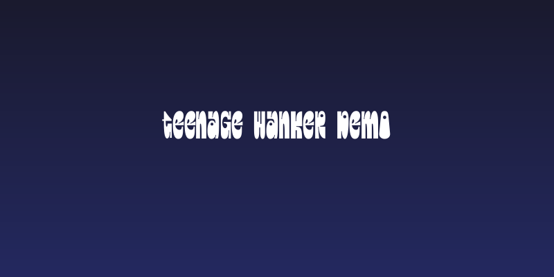 Teenage Wanker Demo Social Header