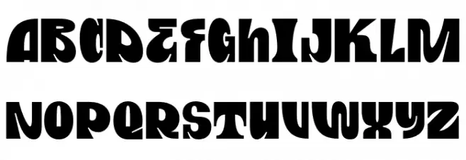 TeenageReplica خط أحرف كبيرة