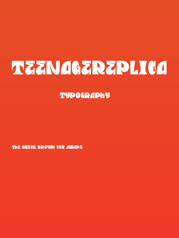 TeenageReplica Poster