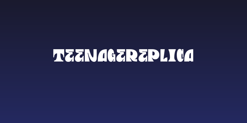 TeenageReplica Social Header