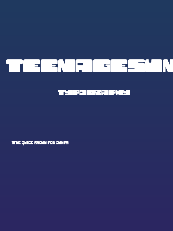 TeenageSunkies-Demo Poster