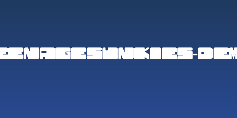 TeenageSunkies-Demo Social Header