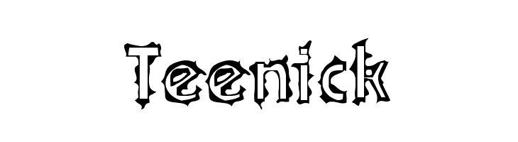Teenick Font