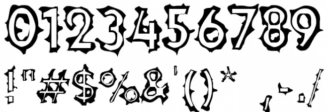 Teenick Polices AUTRES CHARS