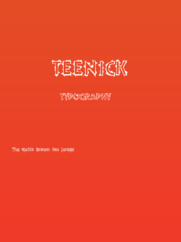 Teenick Poster