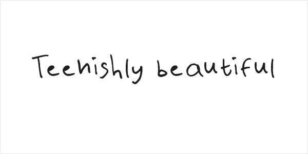 Teenishly beautiful Logo