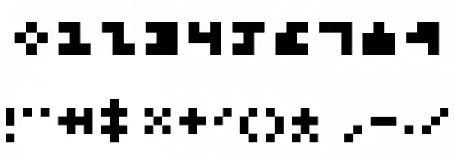 Teeny-Pix Regular Font OTHER CHARS