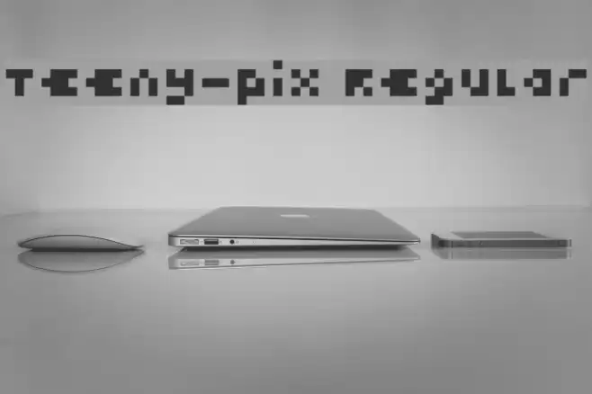 Teeny-Pix Regular Font examples