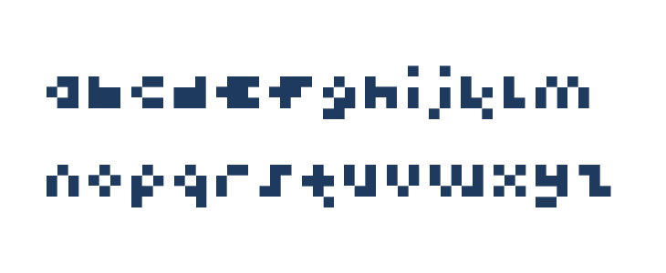 Teeny-Pix Regular Lowercase