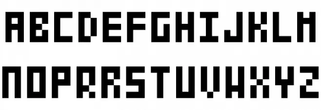 Teeny Tiny Pixls Polices MAJUSCULES