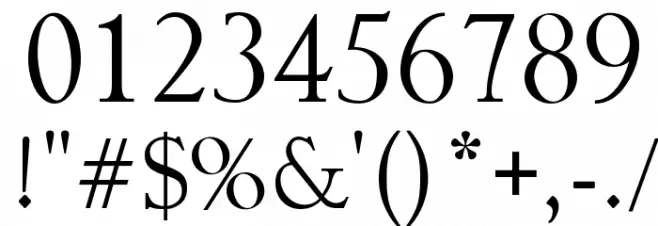 Teer Font OTHER CHARS