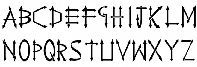 Teer Font LOWERCASE