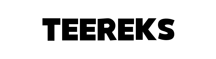 Teereks  フリーフォントのダウンロード