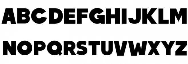 Teereks Font UPPERCASE