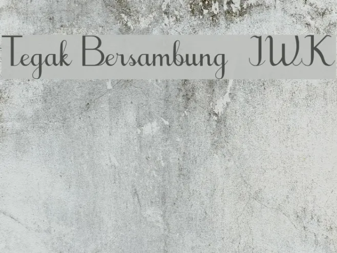 Tegak Bersambung_IWK Example 3