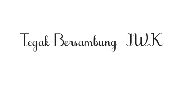 Tegak Bersambung_IWK Logo