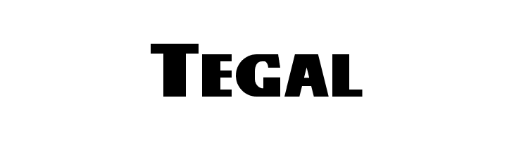 Tegal  Frei Schriftart Herunterladen