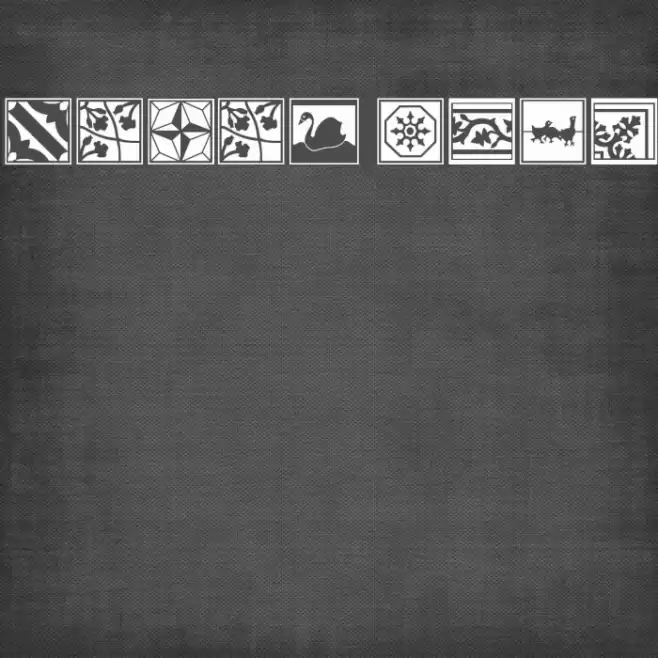 Tegel Caratteri examples