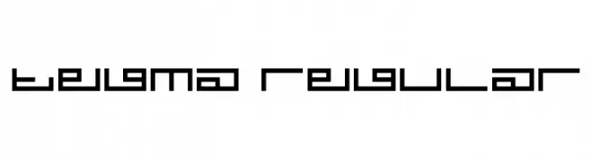 Tegma Regular  Fuentes Gratis Descargar