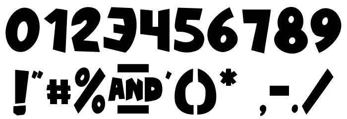 Teh And Kopi Font OTHER CHARS