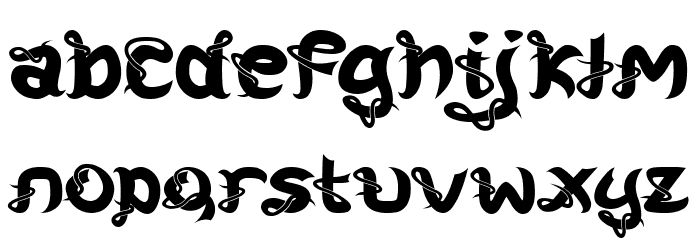 Tehisa Font LOWERCASE