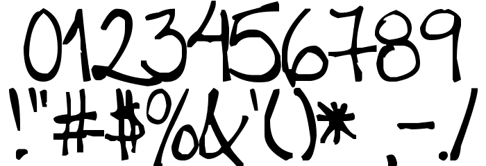 Tehzeta Font OTHER CHARS