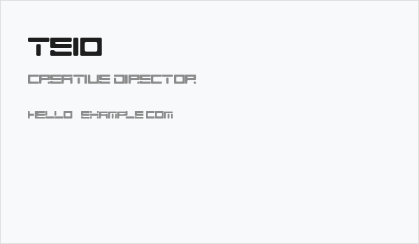 Teio Business Card