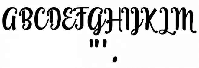 Teiqulato Free Regular Font OTHER CHARS