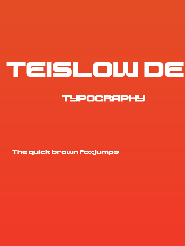 Teislow DEMO Regular Poster