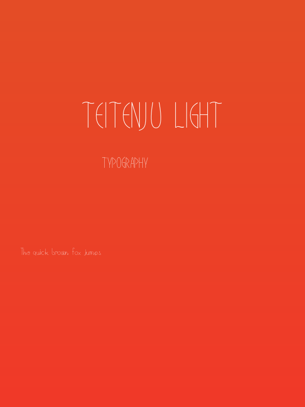 Teitenju Light Poster