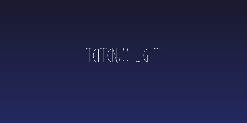Teitenju Light Social Header