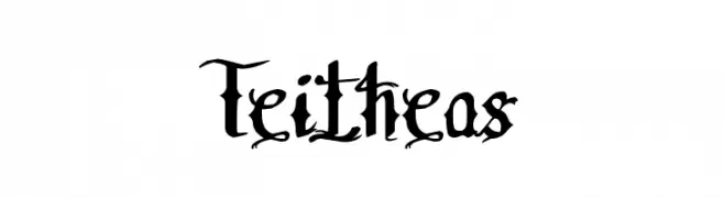 Teitheas  Frei Schriftart Herunterladen
