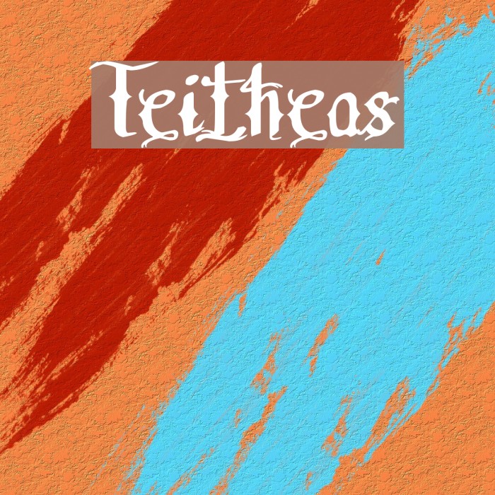 Teitheas Font examples