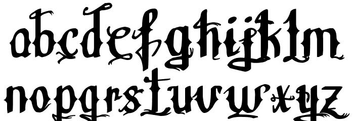 Teitheas Font LOWERCASE