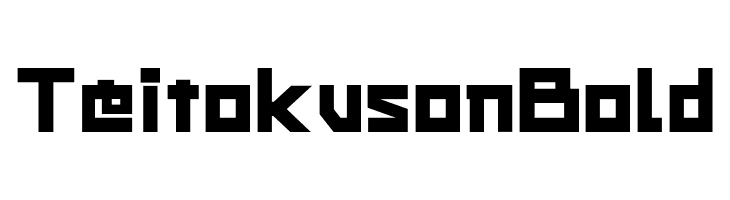 Teitokuson Bold  baixar fontes gratis