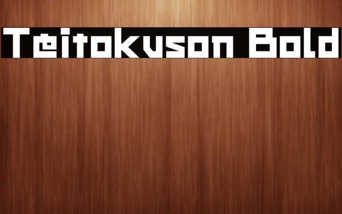 Teitokuson Bold Example 1
