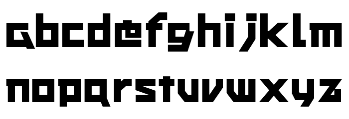 Teitokuson Bold フォント 小文字